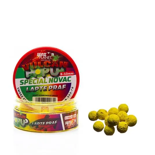 Promoție Boilies Senzor Pop-up Vulcan Fumigena Novac Lapte Praf, 8-10mm, 30g