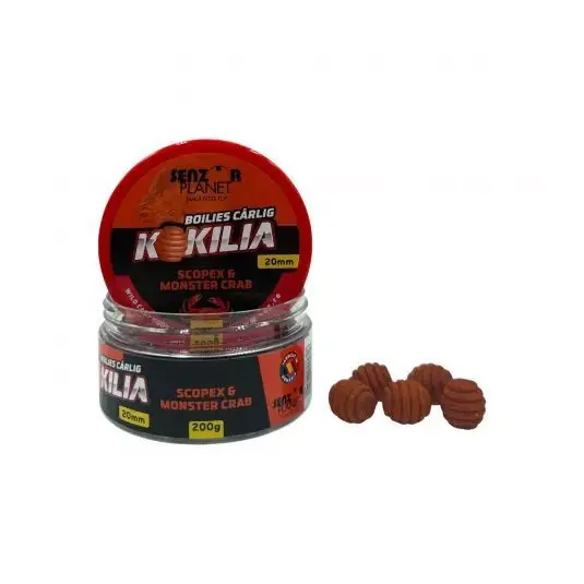Boilies Senzor Kokilia Scopex-Monster Crab, 20mm, 200g Transport gratuit