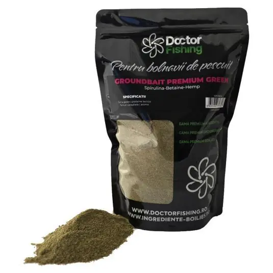 Nada Doctor Fishing Groundbait Premium Green 1kg Preferatul clienților
