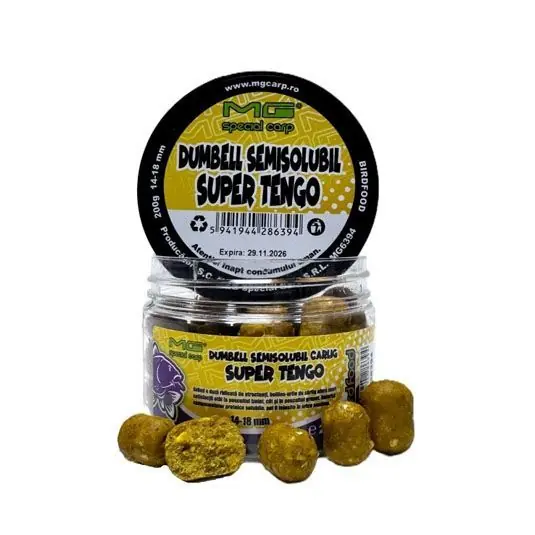 Boilies MG Special Carp Dumbell Semisolubil Super Tengo 14-18mm Cel mai bun preț