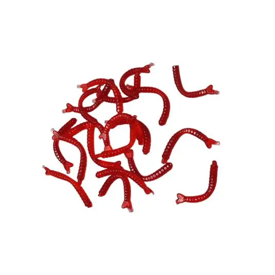 Viermi artificiali Baracuda Blood Worms 2cm Livrare gratuită