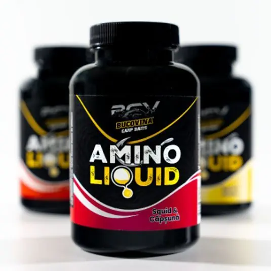 Aditiv lichid Bucovina Baits Amino Liquid Squid Capsuna 250ml Cumpără acum
