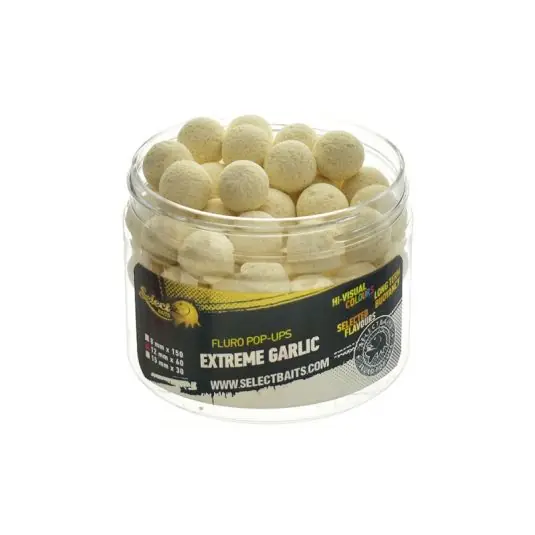Boilies Select Baits Pop-up Extreme Garlic 12mm Discount