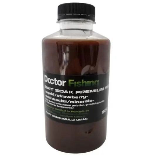 Aditiv lichid Doctor Fishing Bait Soak Premium Red 500ml Reducere