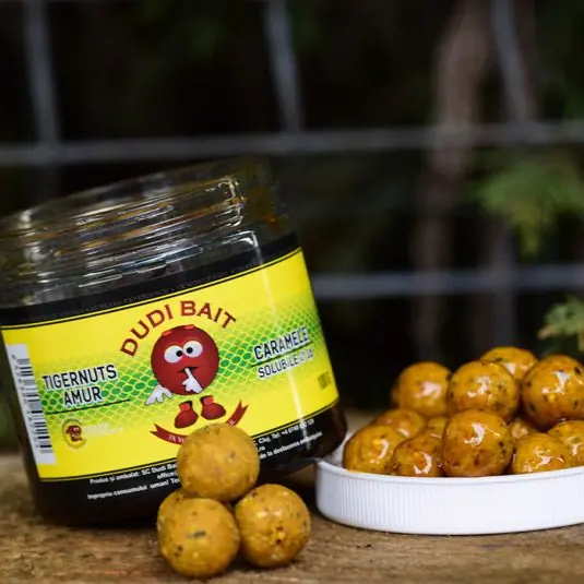 Boilies Dudi Bait Tigernuts-Amur Caramele Solubil 16mm, 100g Mai ieftin